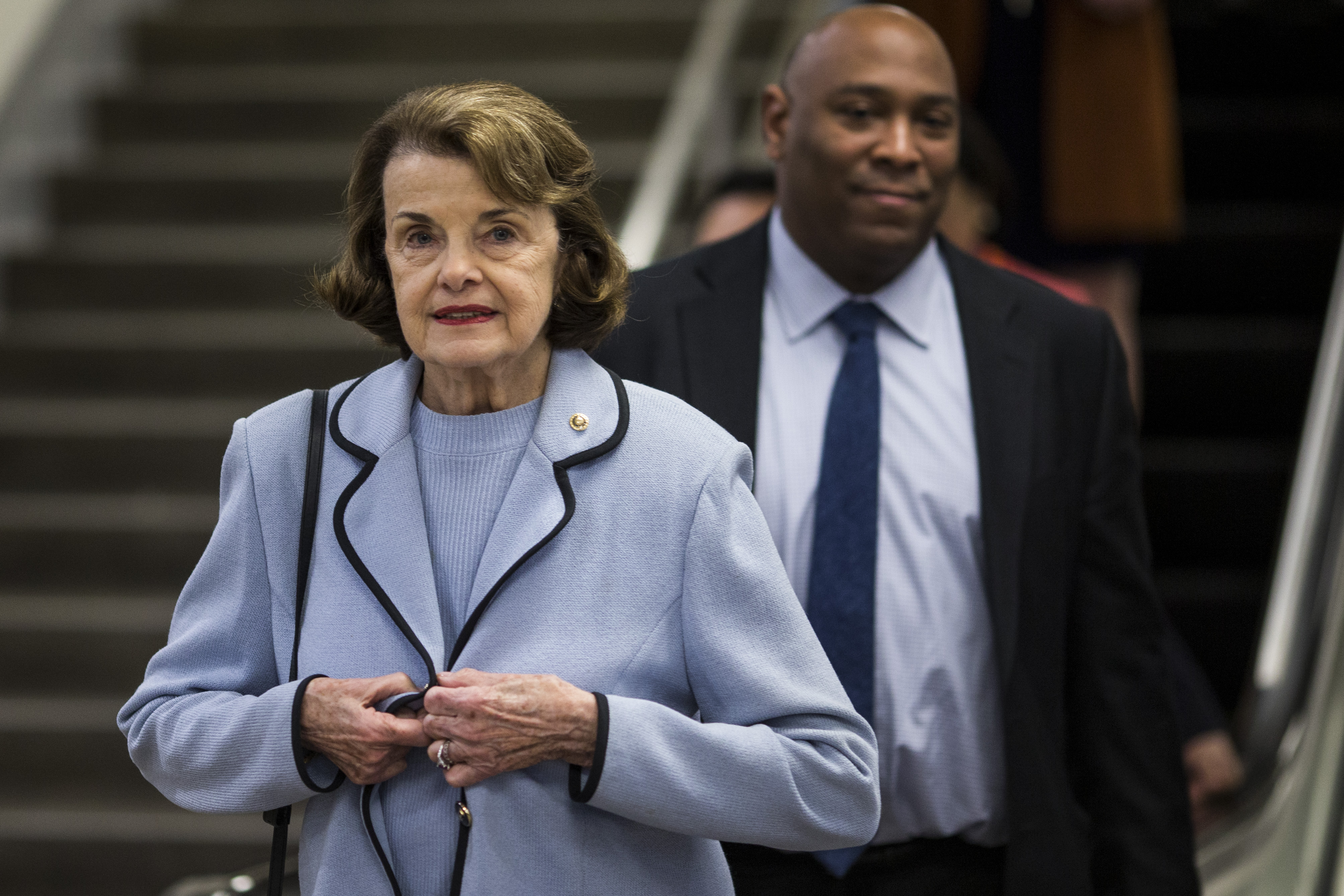Dianne Feinstein, senadora demócrata . (Zach Gibson/Getty Images/AFP)