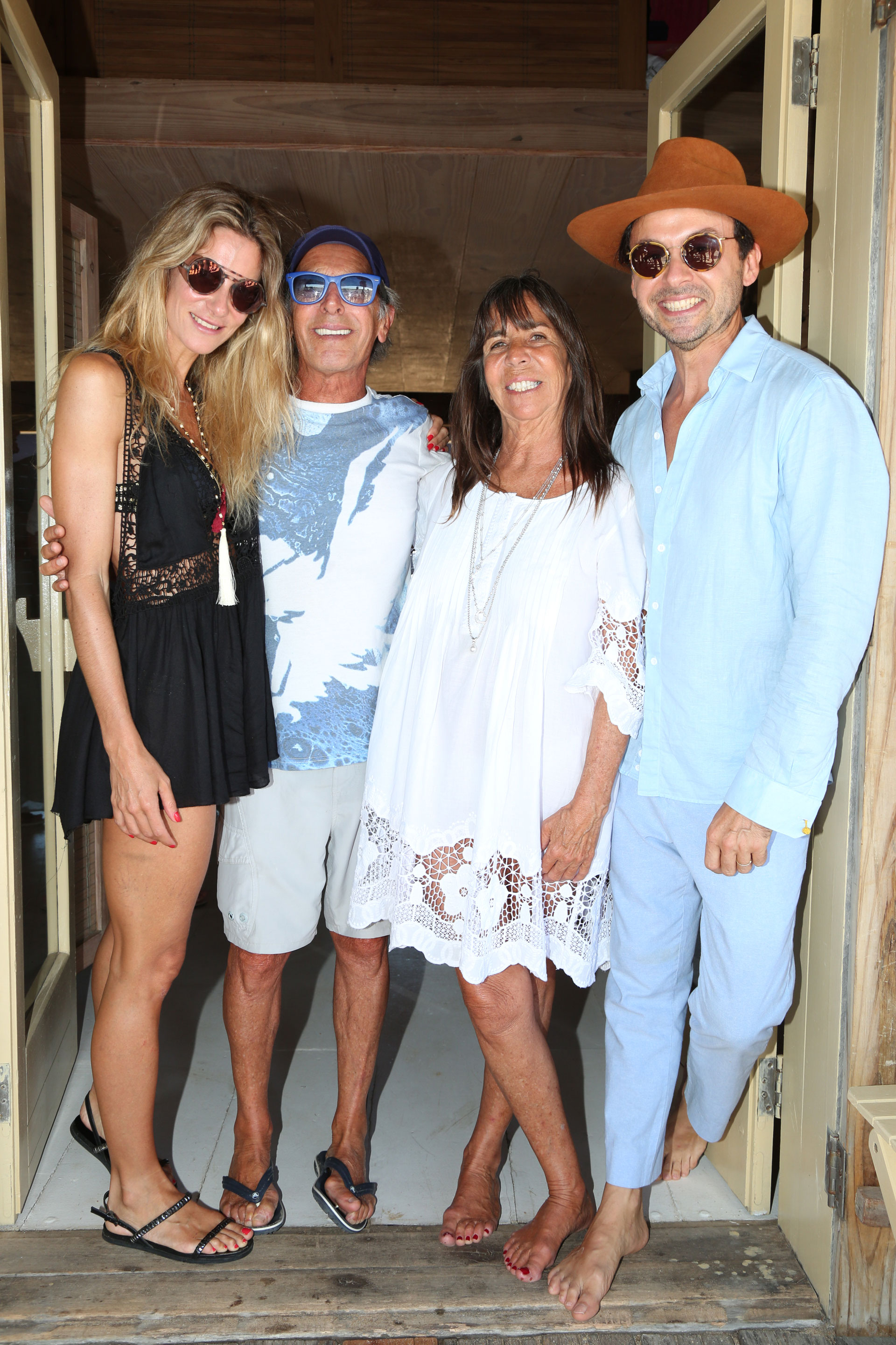 Puli De María, Manuel Lamarca, María Marta Quintana de Boerner y Wally Diamante