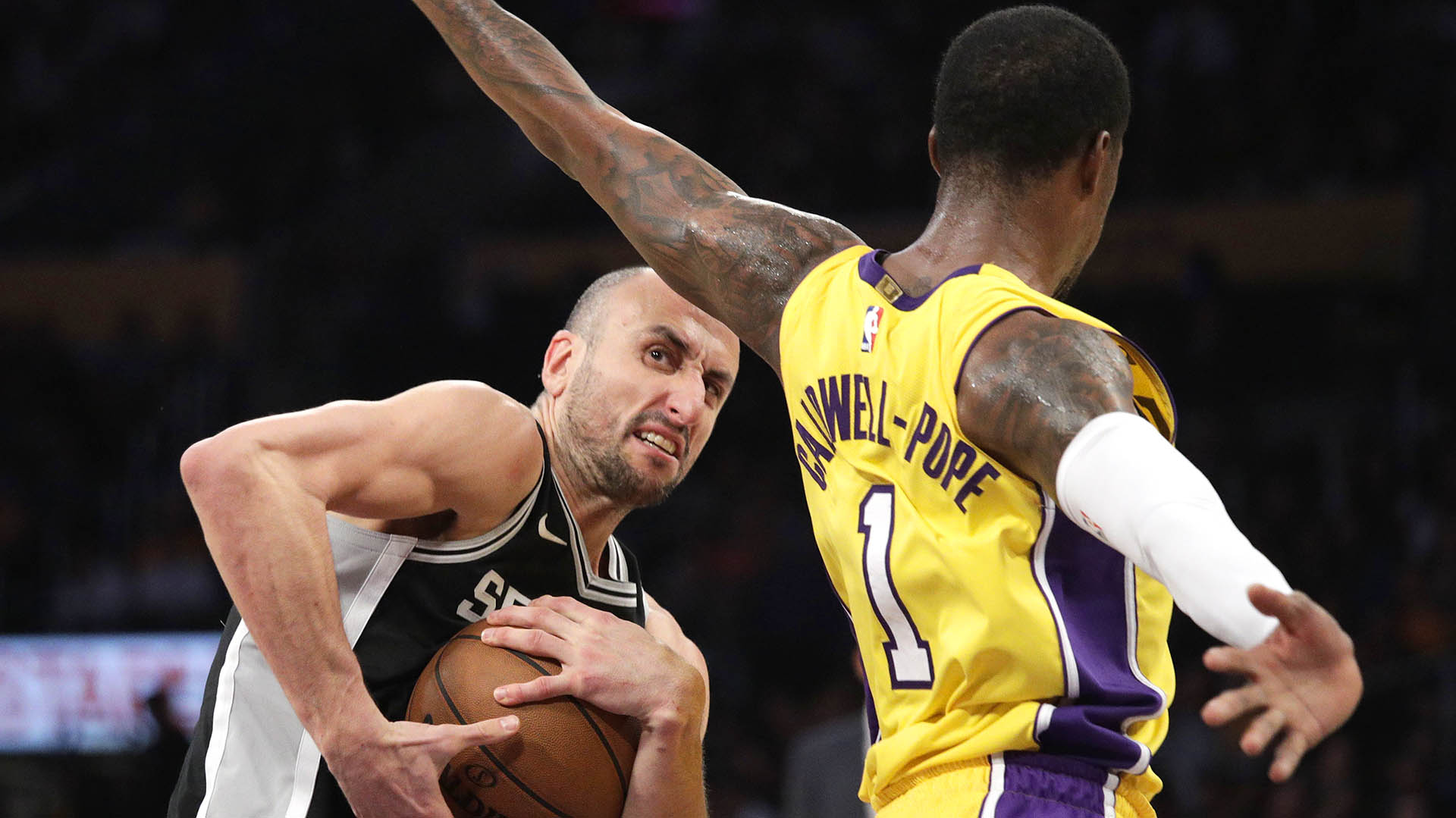Ginóbili habló tras la caída ante Los Lakers (AP)