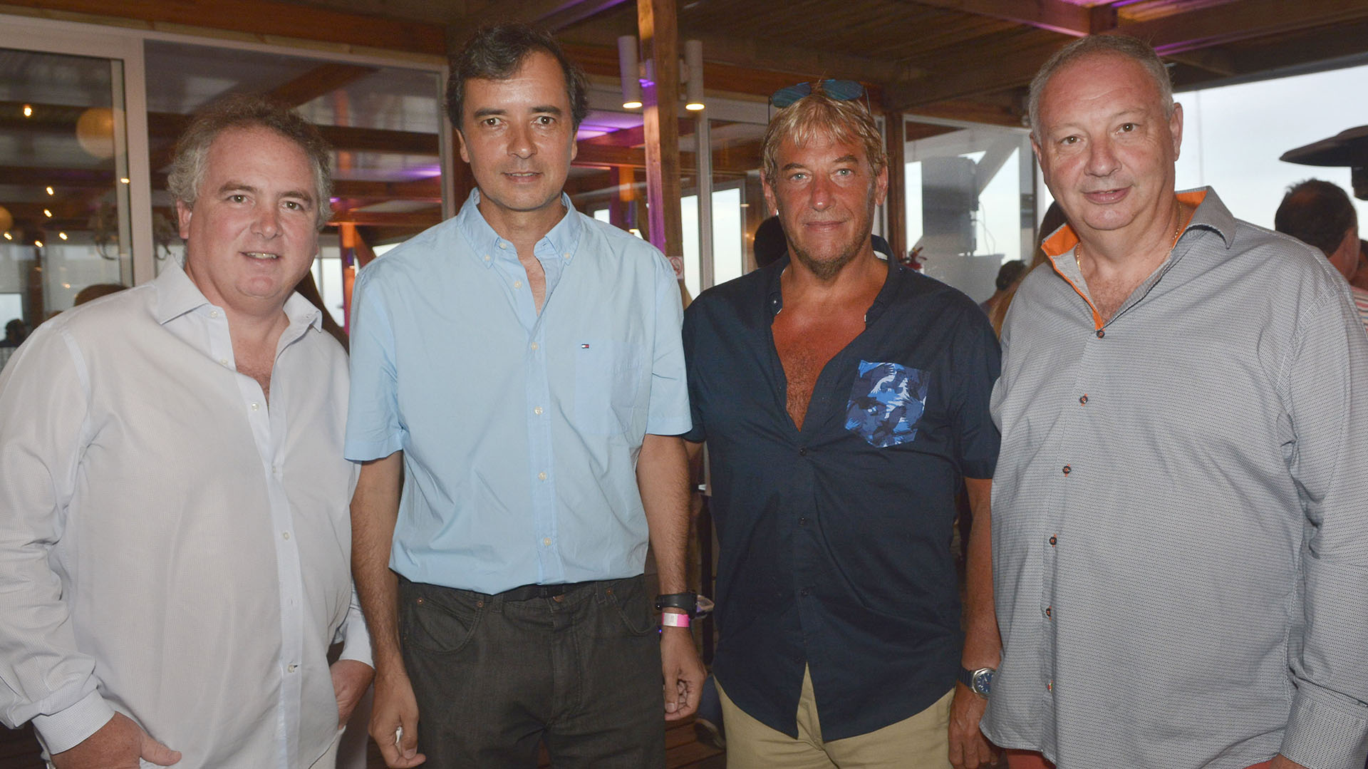 Eduardo Estrada, Carlos Casto, Dr Luxemburg y Edgardo Bovo.