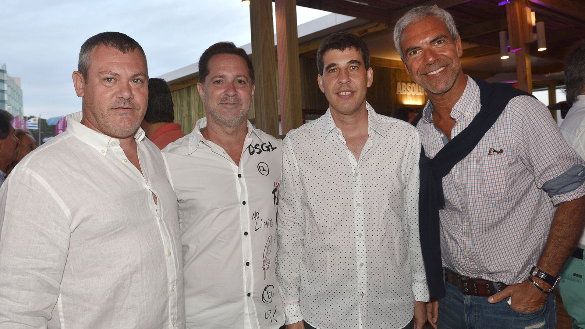 Osiris Trossero, Paul Kisner, Alejandro Simon (CEO de la Compañia) y Pablo Glaser.