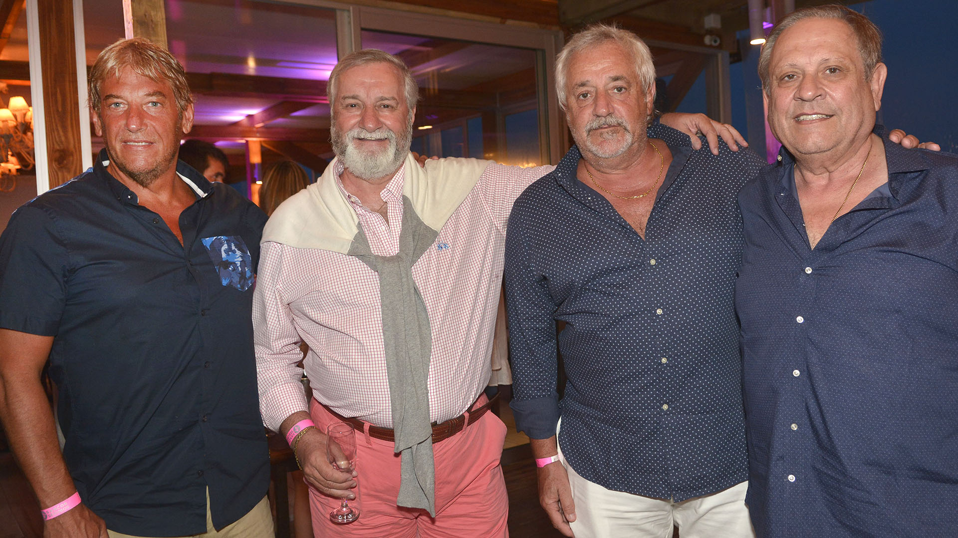 Dr Ariel Luxemburg, Norberto Cipollatti, Jorge Loinaz y Nestor Abatidaga.