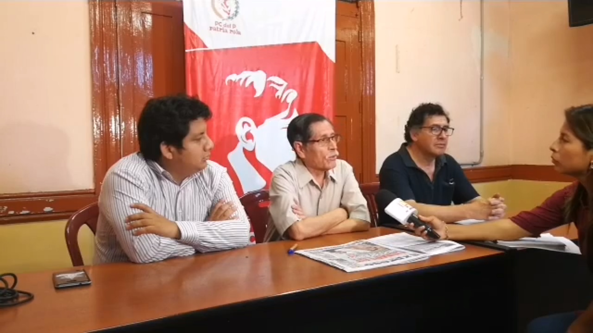 La dirigencia del Partido Comunista del Perú – Patria Roja