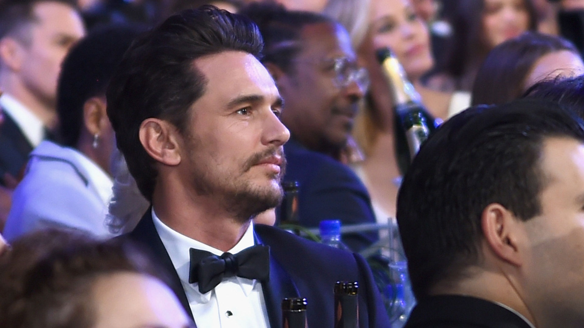 James Franco en otra gala reciente en Los Angeles (AFP)