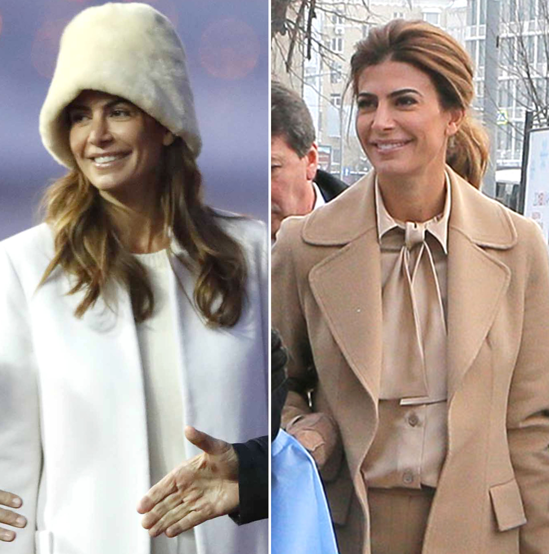 El particular guardarropas de viaje de Juliana Awada en la gira por Europa  - Infobae