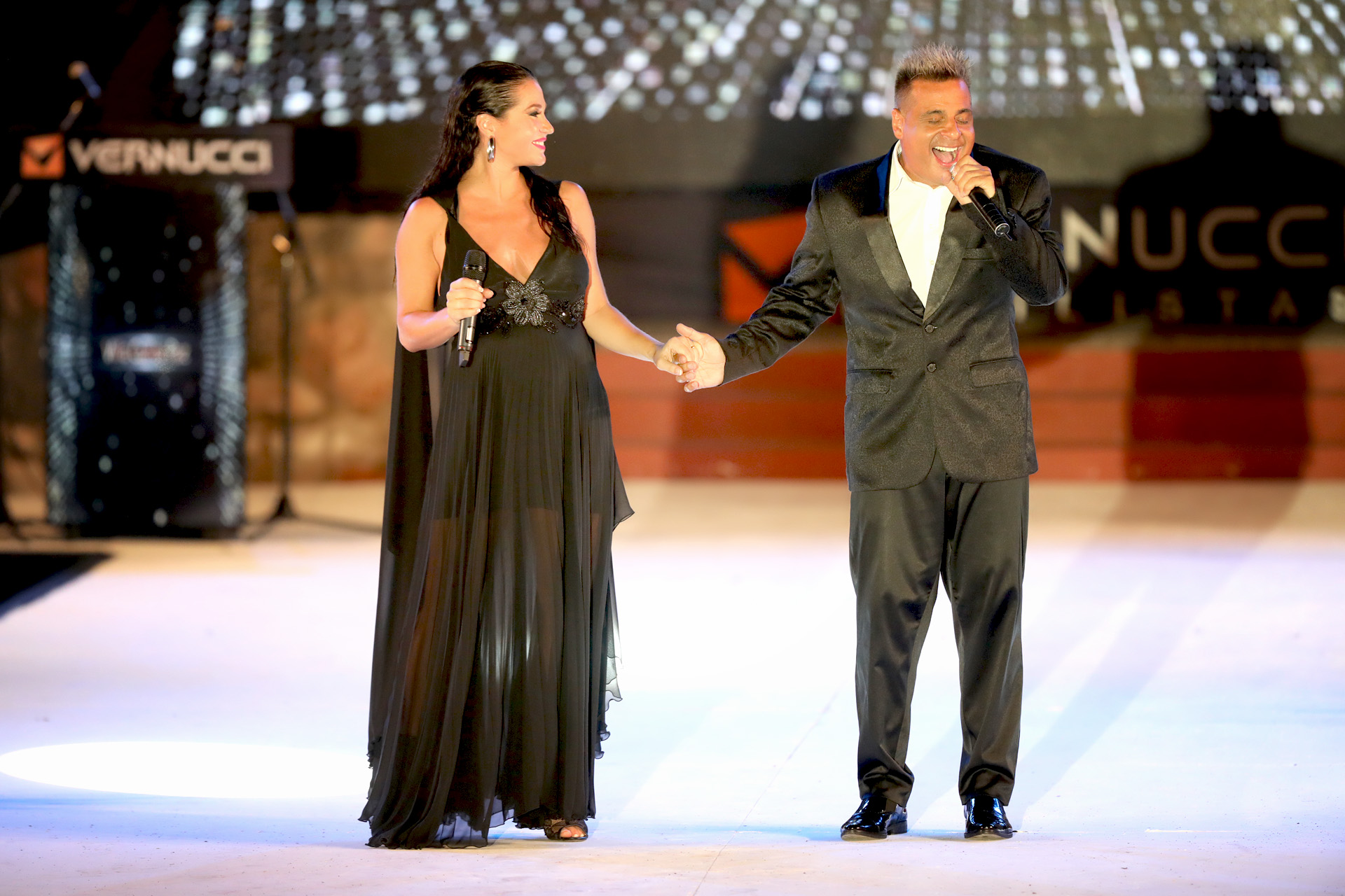 Adabel Guerrero y Marcelo Iripino