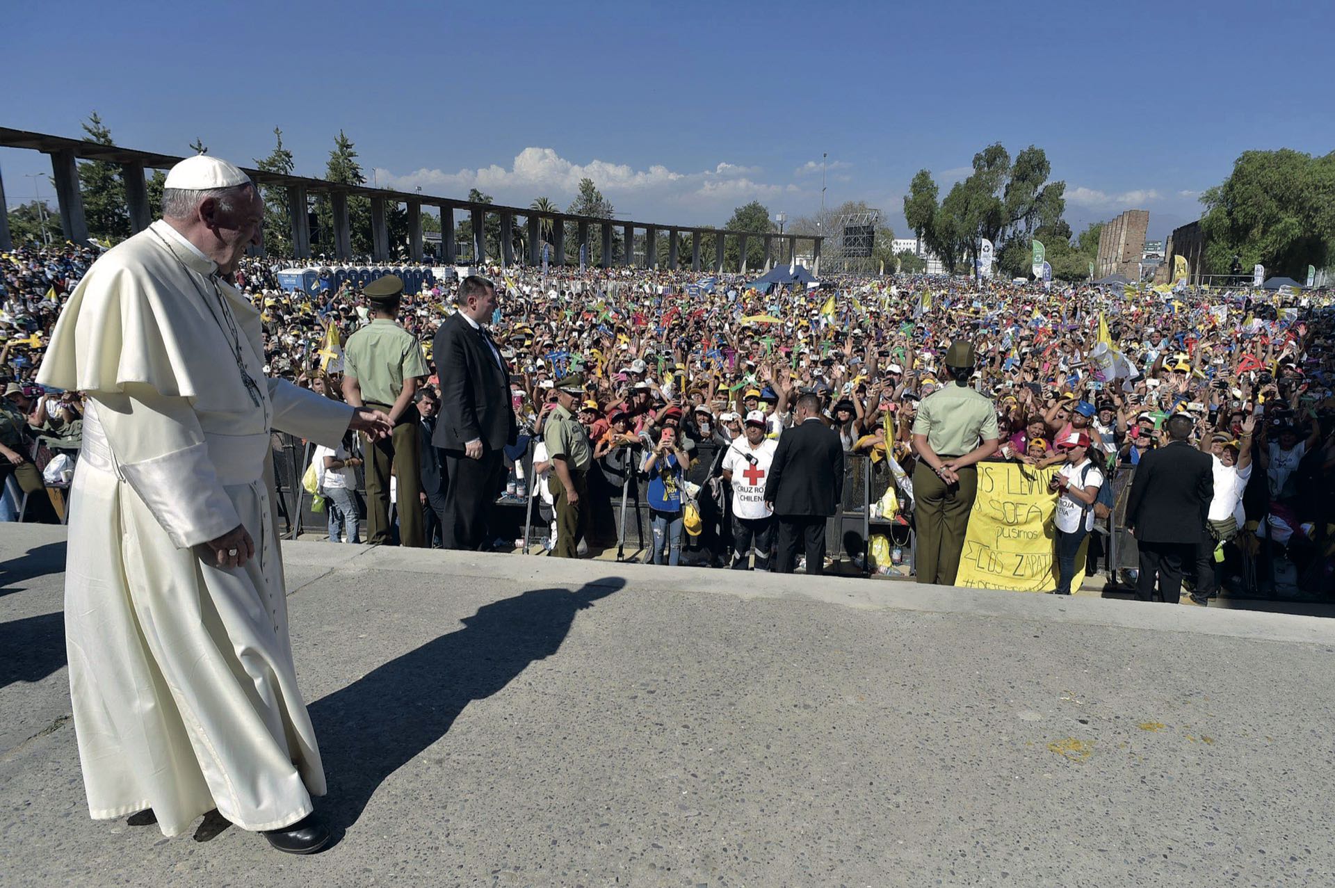 En su primer discurso, pidió perdón por los abusos contra menores perpetrados por miembros de la Iglesia