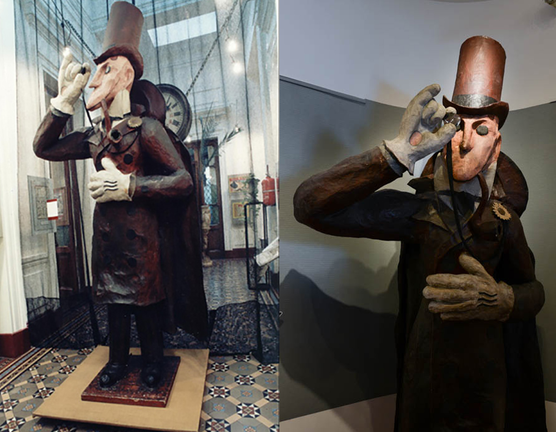 La escultura de Oliverio Girondo, en el Museo de la Ciudad