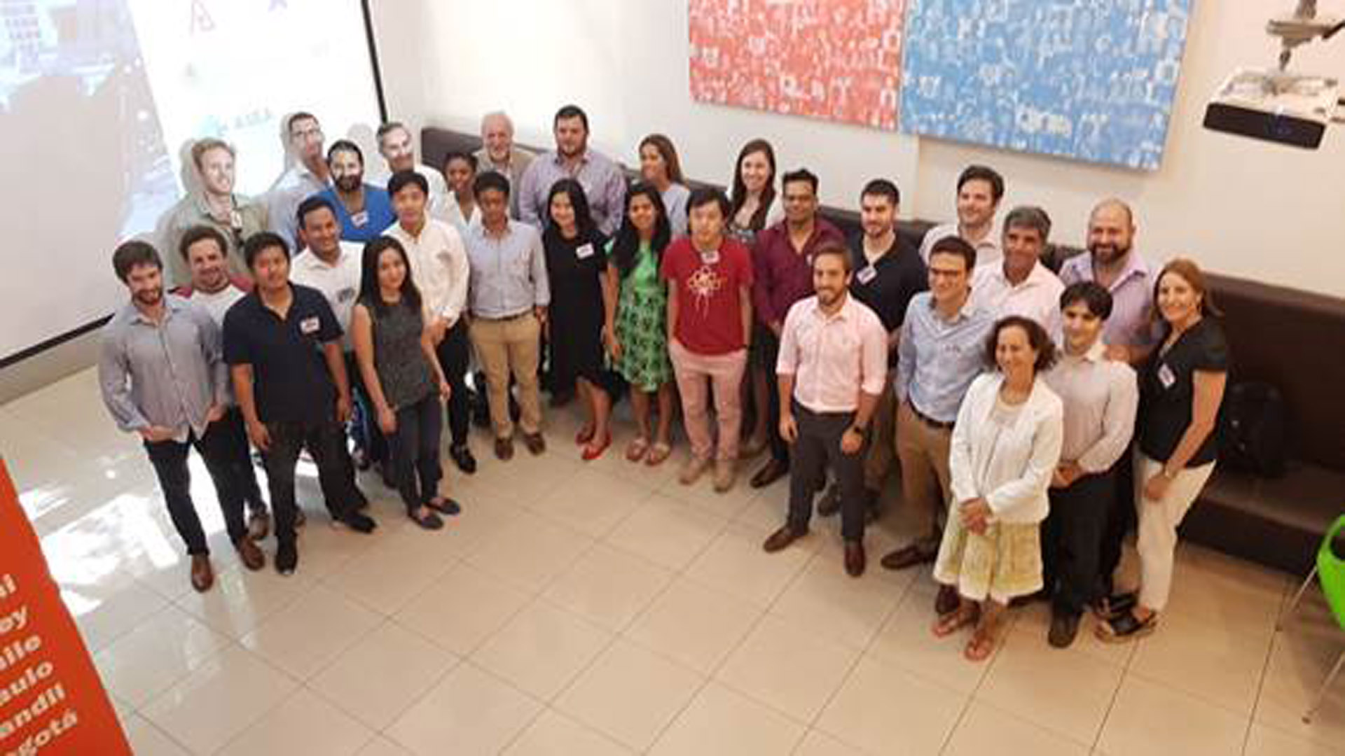 Los 20 estudiantes del Instituto Tecnológico de Massachussets (MIT) en Buenos Aires. Llegaron hace dos semanas para comenzar con su tarea de asesoría de negocios (Argencon)