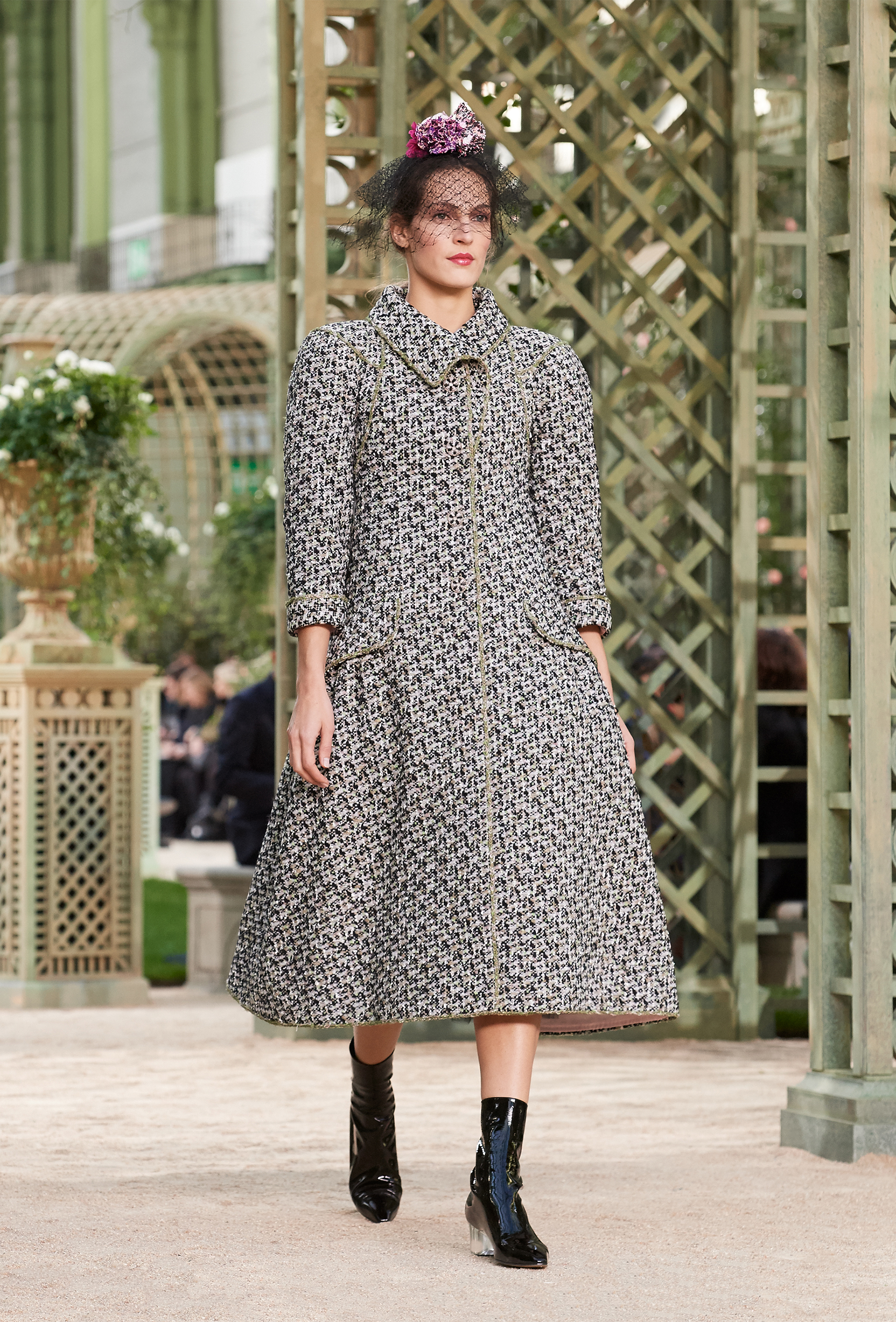 Tweed en silueta redonda