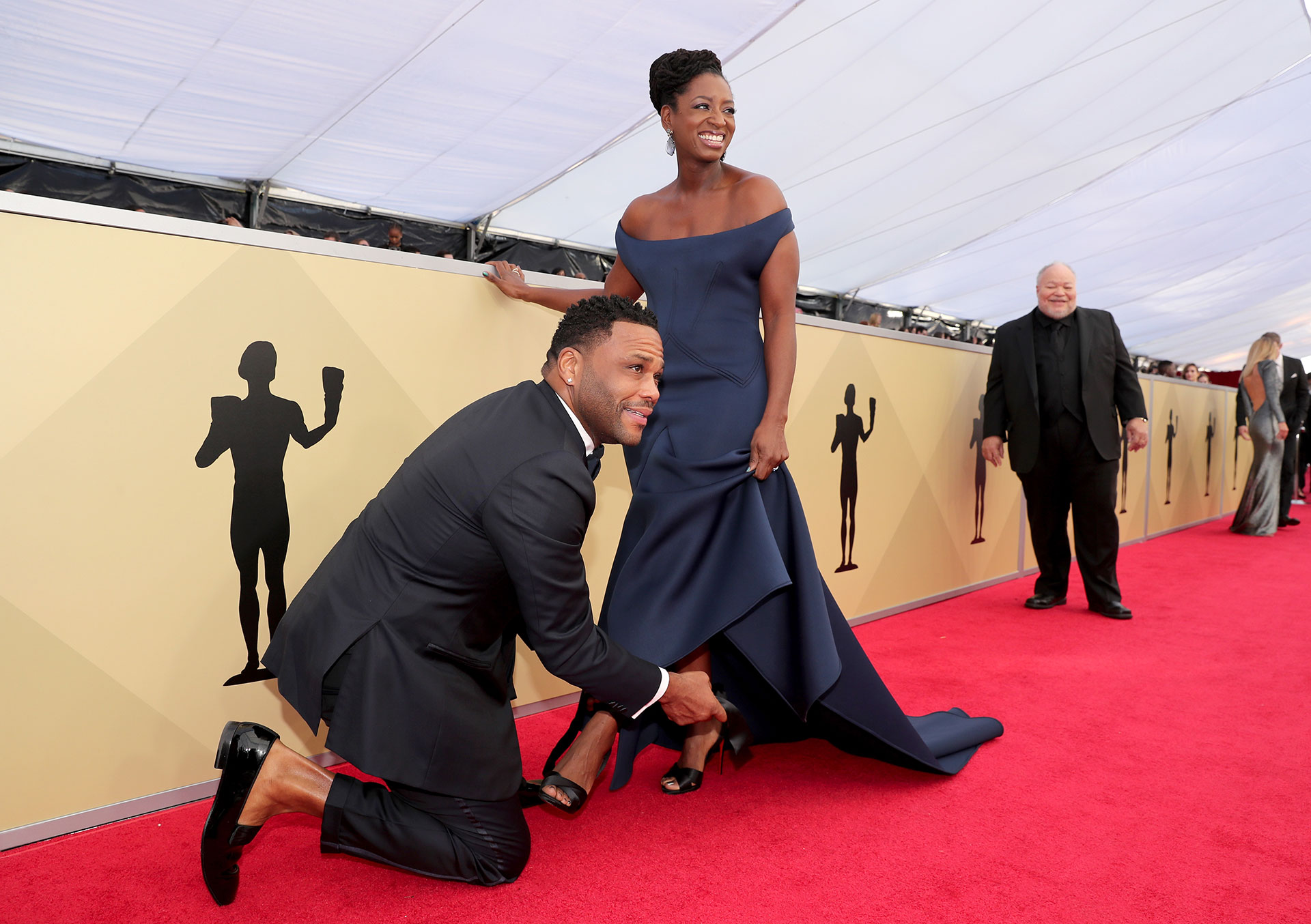 ¿Anthony Andersen es el príncipe y Alvina Stewart Cenicienta? Foto by Christopher Polk/Getty Images for Turner Image