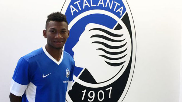 Bryan Cabezas en Atalanta. 