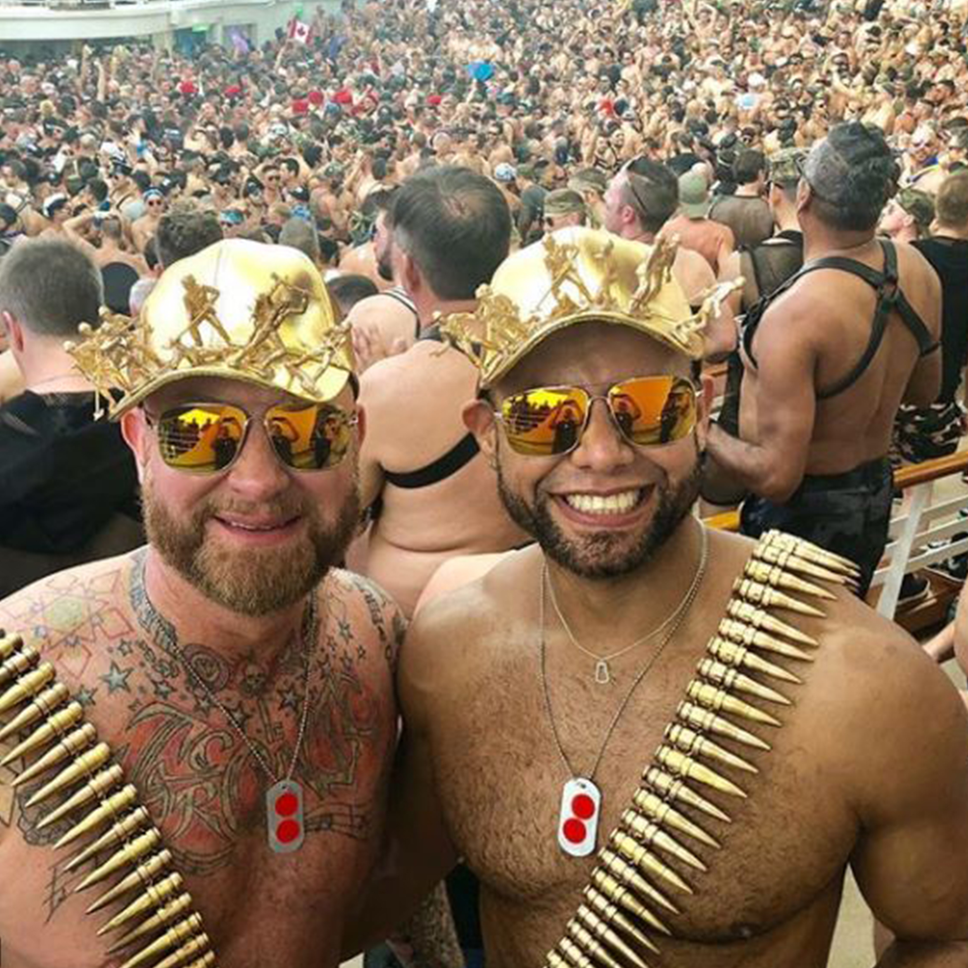 Otros de los turistas que formaron parte del crucero (Instagram)