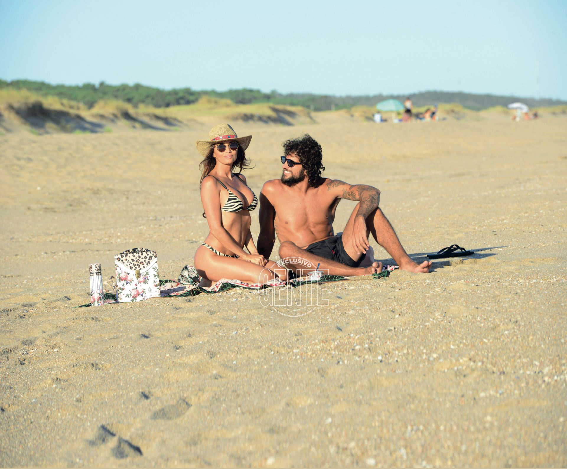 Paz Cornú y su novio Diego Orden en Punta del Este (Foto: Alejandro Carra/GENTE)