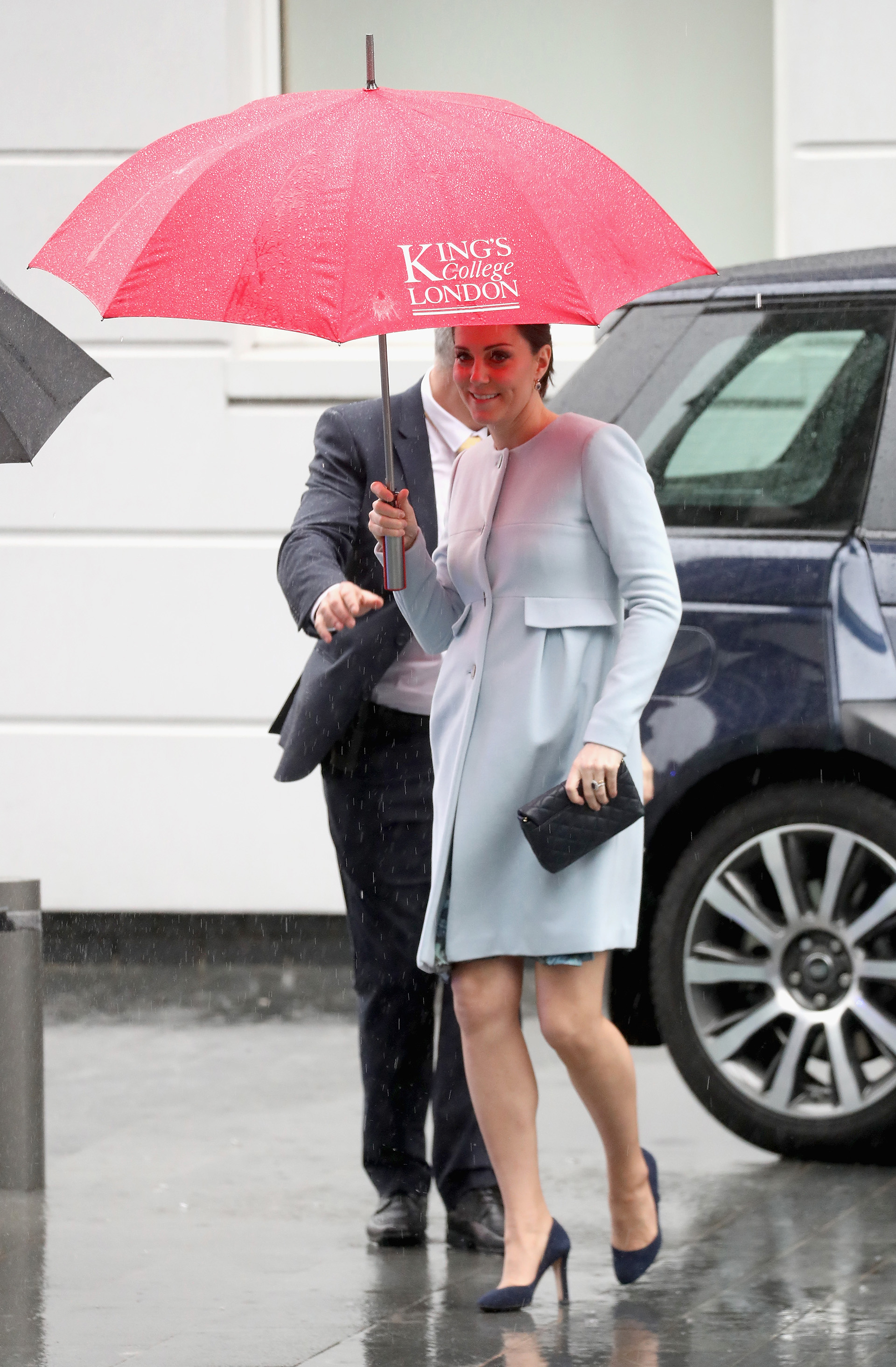 Catalina de Cambridge arriba al Kings College durante una visita al Instituto Maurice Wohl Clinical Neuroscience, en Londres
