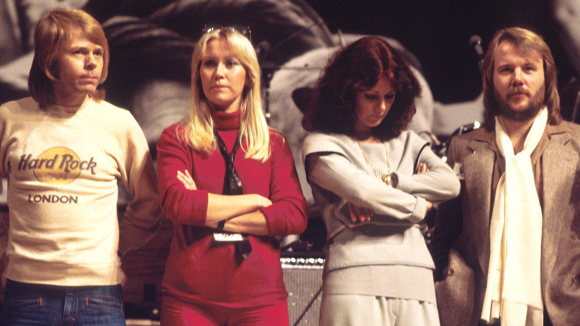 Björn Ulvaeus, Agnetha Fältskog, Anni-Frid Lyngstad y Benny Andersson, los integrantes de Abba (Getty)