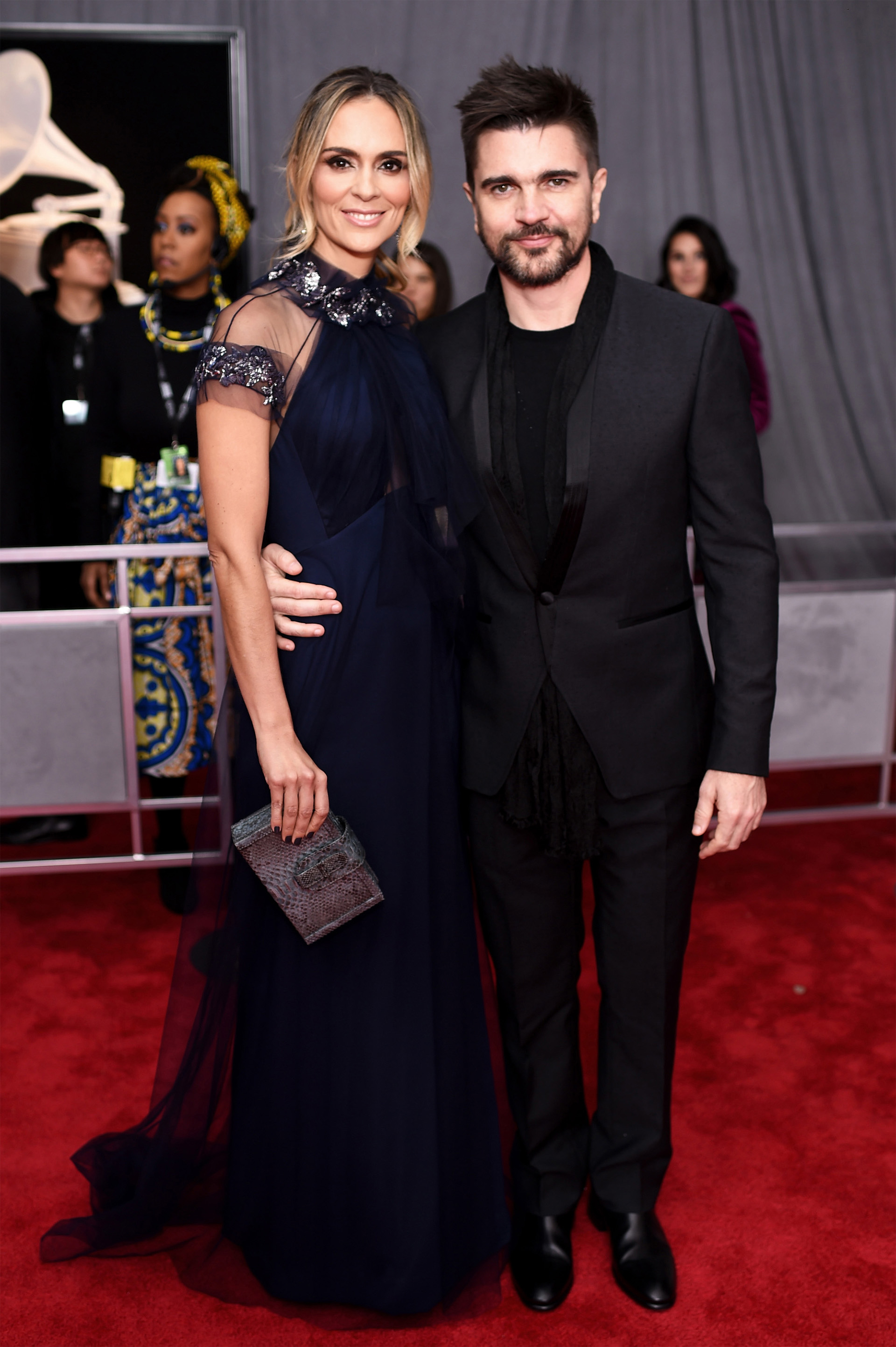 Karen Martinez y Juanes(AFP)