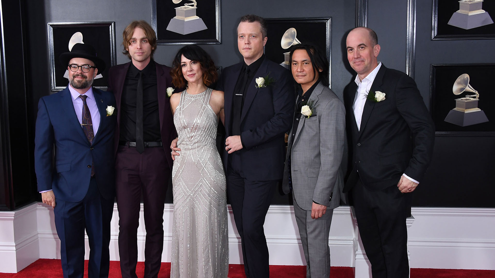 Jason Isbell y la 400 Unit band (AFP PHOTO / ANGELA WEISS)