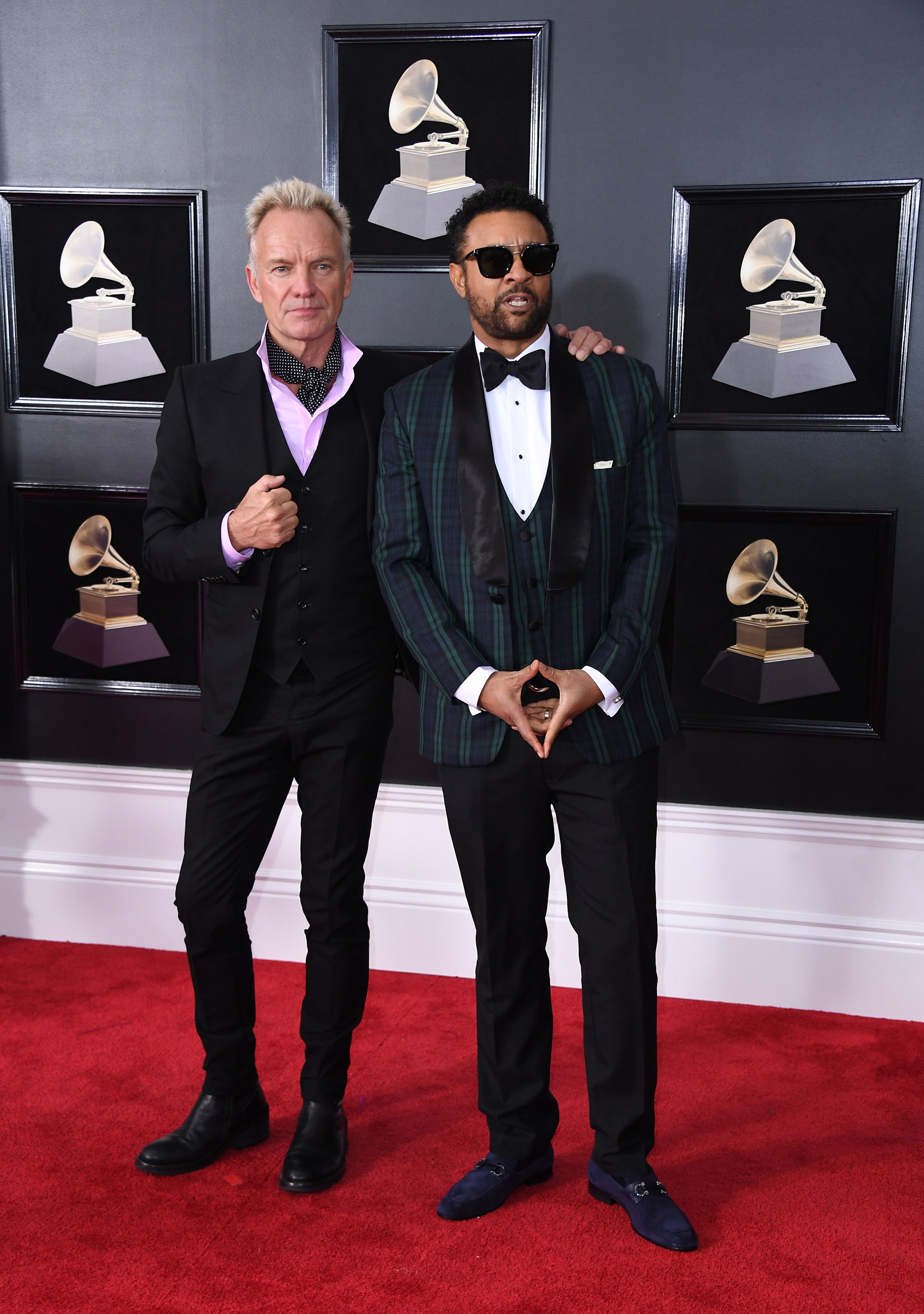 Sting y Shaggy (AFP)