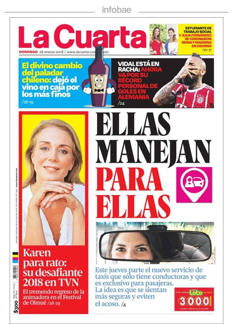 La cuarta, Chile, 29 de enero de 2018 | Junín al Minuto La cuarta, Chile, 29 de enero de 2018 | Junín al Minuto