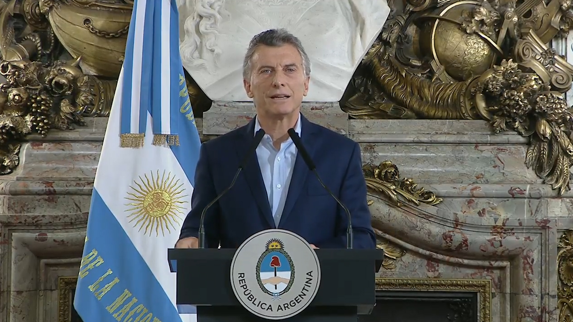 Conferencia Mauricio Macri en Casa Rosada (1)