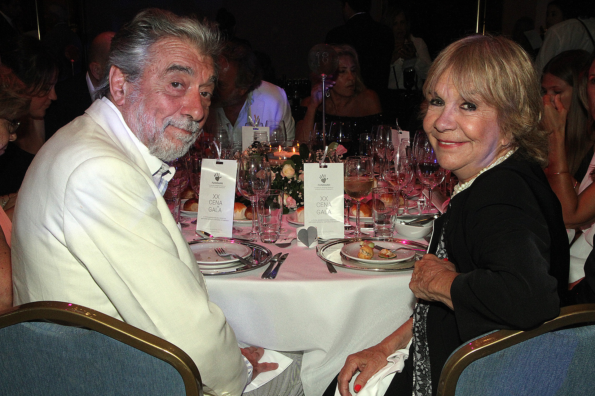 Virginia Lago y su marido Héctor Gióvine