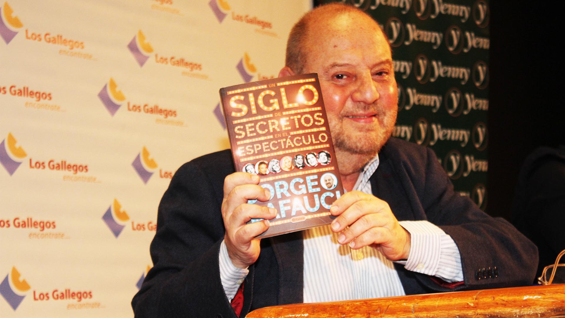 El periodista Jorge Lafauci presentó su libro “Un siglo de secretos en el espectáculo”