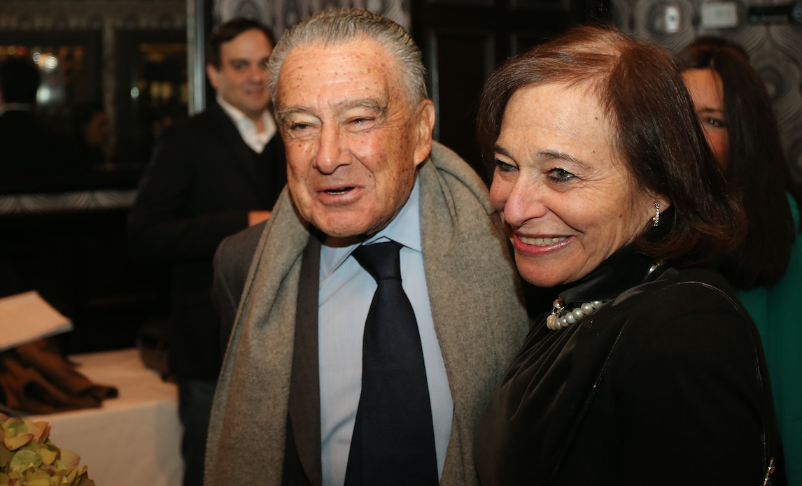 Eduardo Eurnekian y Susan Segal, presidenta y directora ejecutiva del Consejo de las Américas.