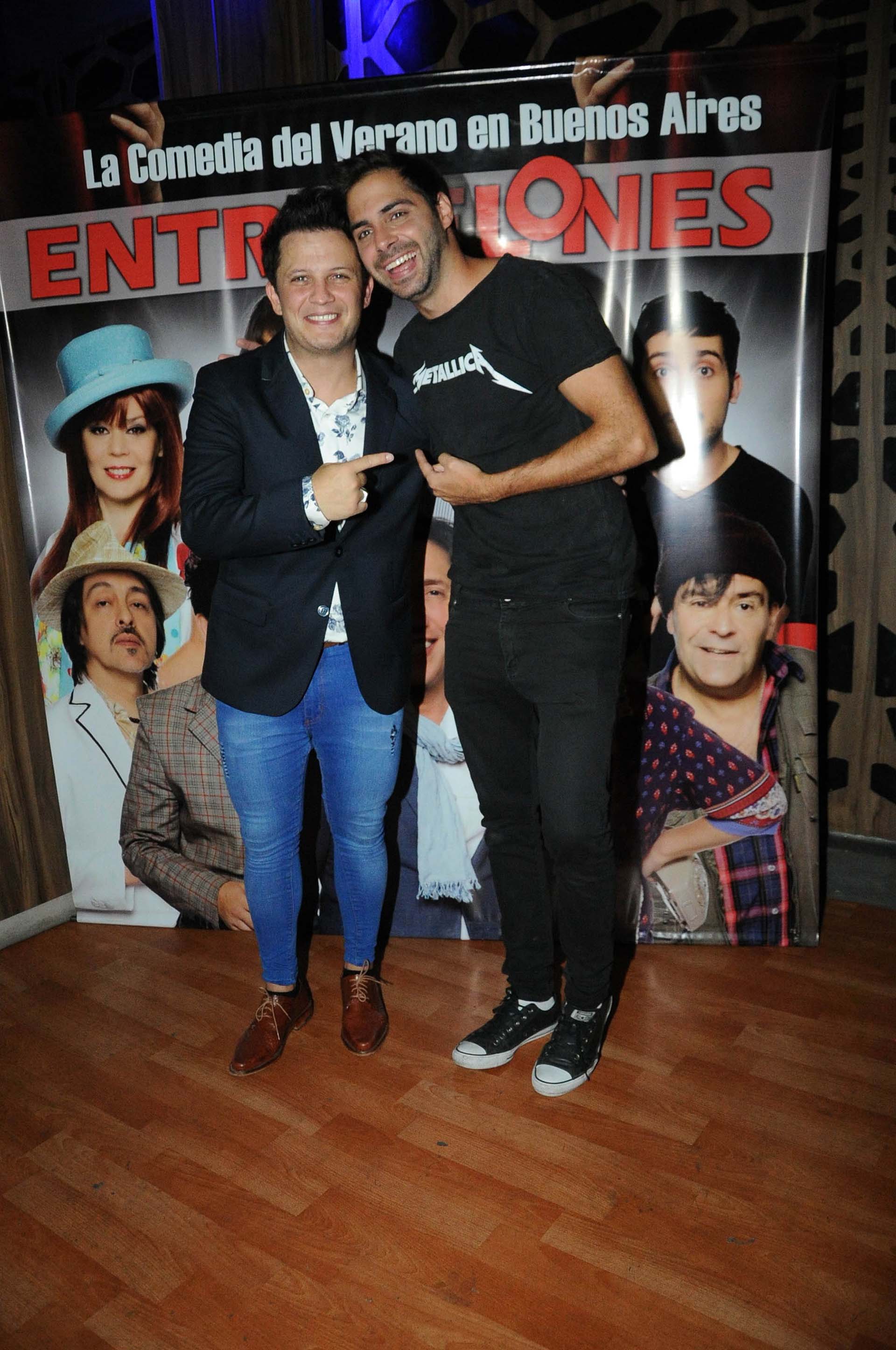 Lopilato y el humorista Grego Rossello (Verónica Guerman / Teleshow)