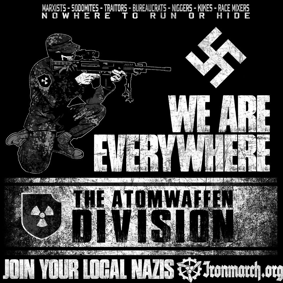 “Marxistas, sodomitas, traidores, burócratas, negros, judíos, mestizos”, la lista de enemigos del Attomwaffen Division