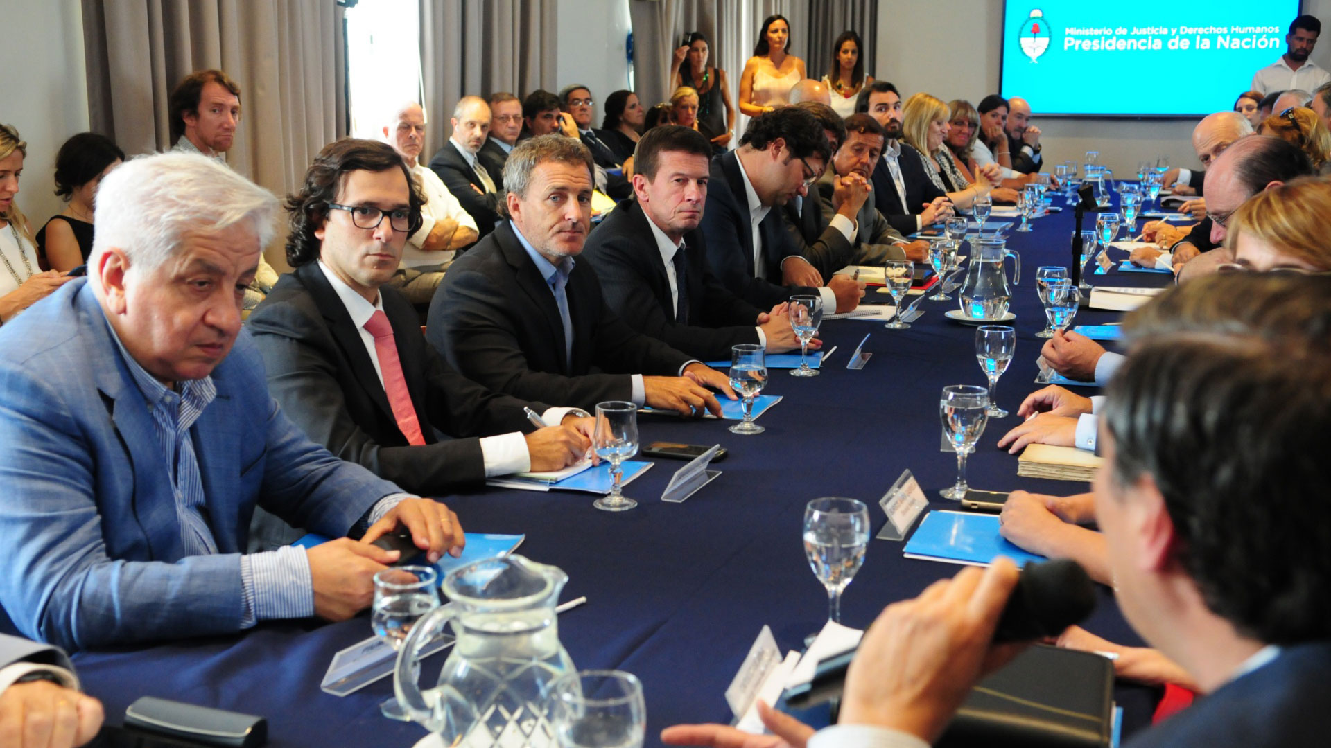 Algunos de los integrantes de la mesa de reforma del Código Penal (Maximiliano Luna)
