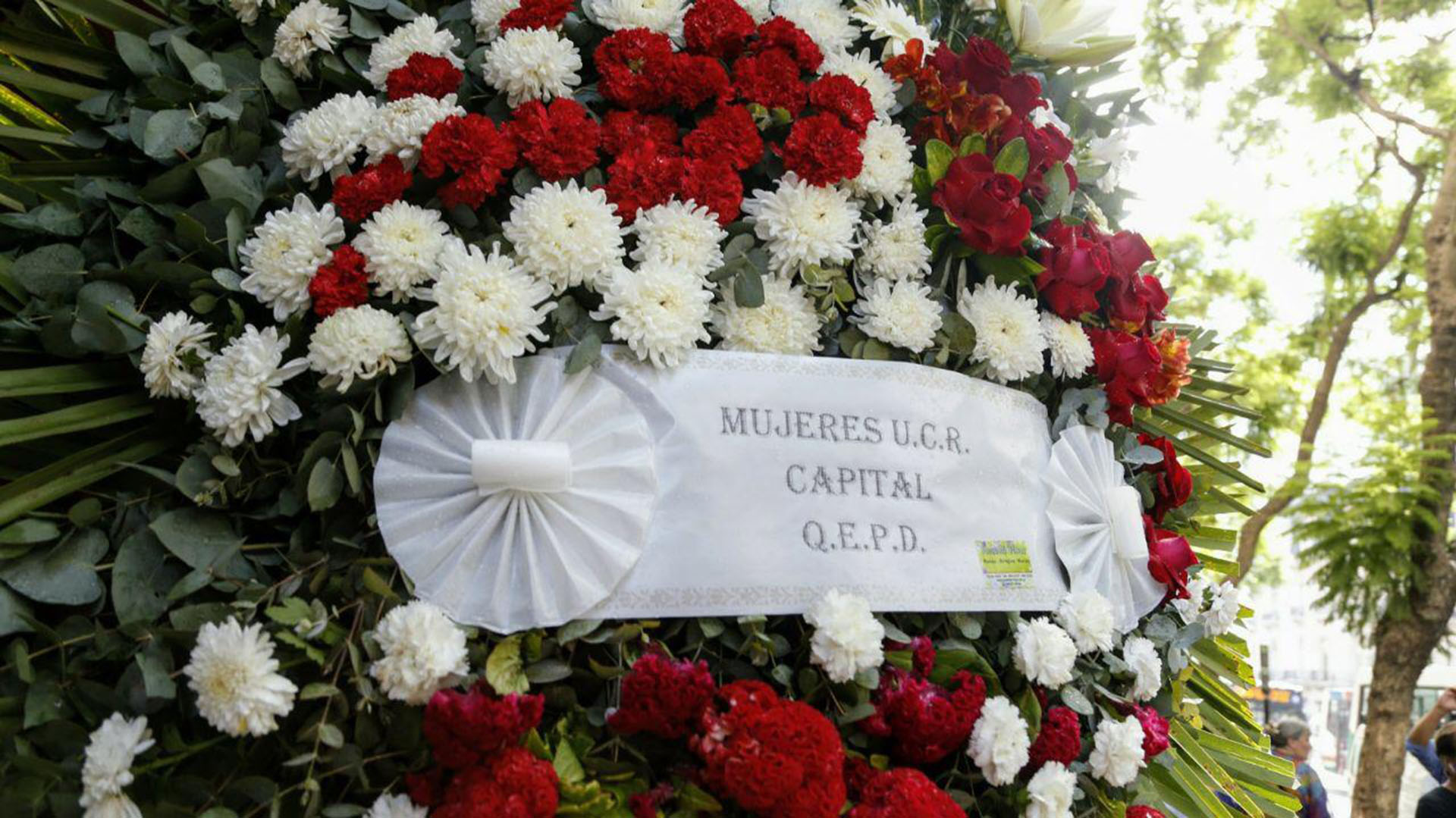 Las mujeres de la Unión Cívica Radical enviaron su homenaje
