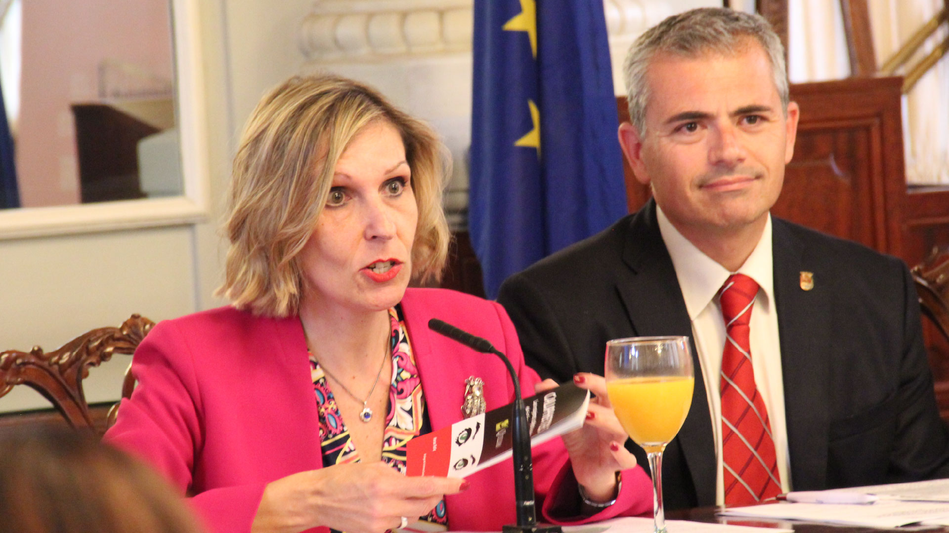 La eurodiputada española Beatriz Becerra