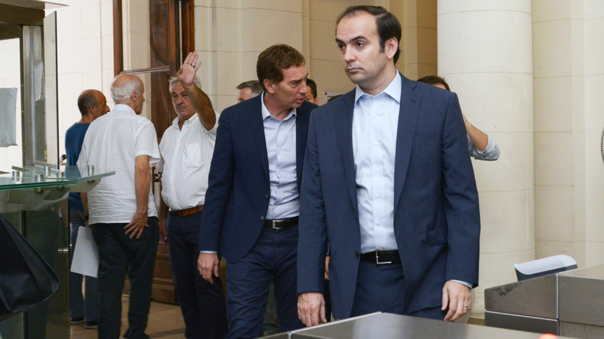 Diego Santilli y Francisco Quintana