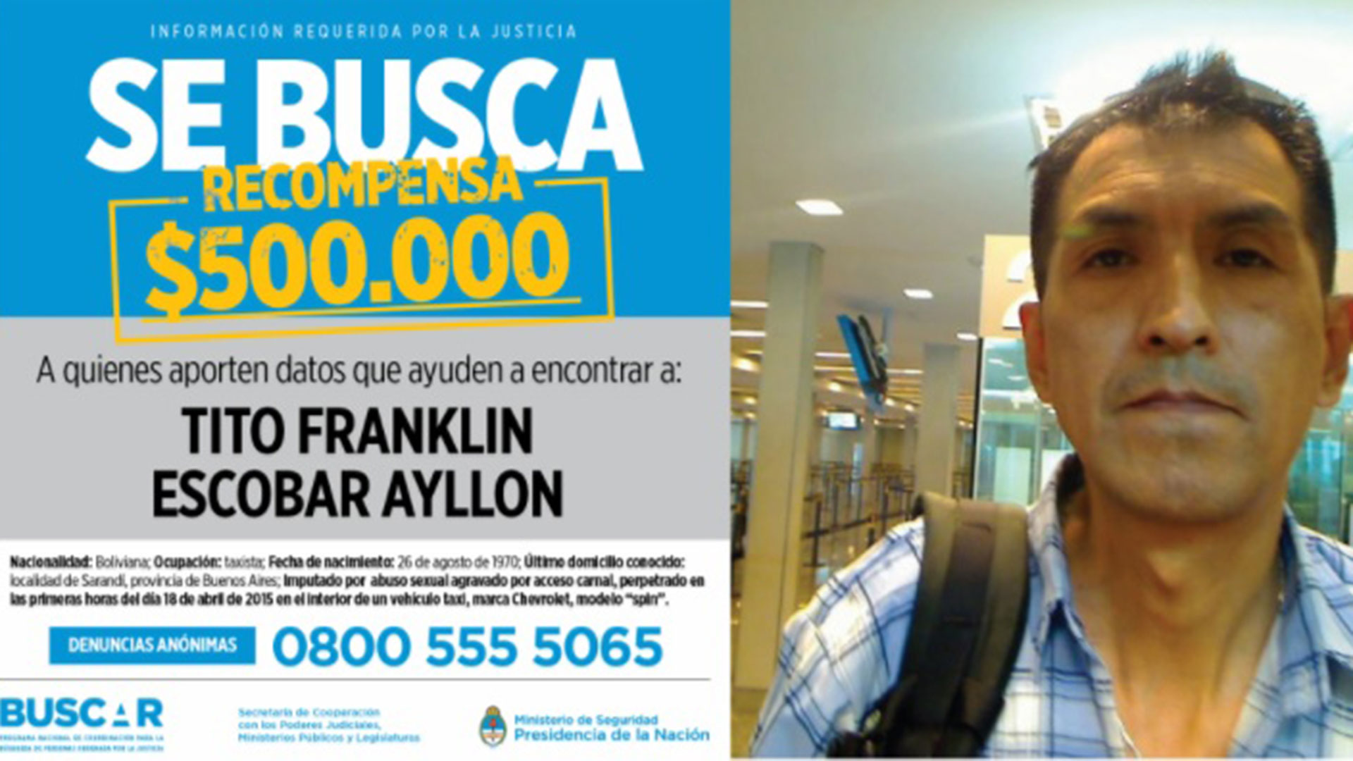 Uno de los prófugos más buscados de la Argentina