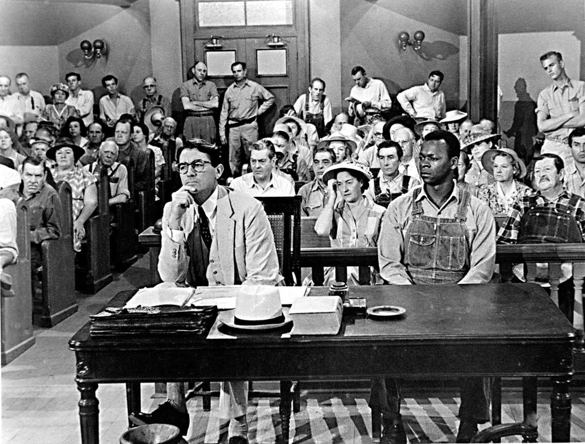 Escena de “Matar a un ruiseñor”, con Gregory Peck (1962)