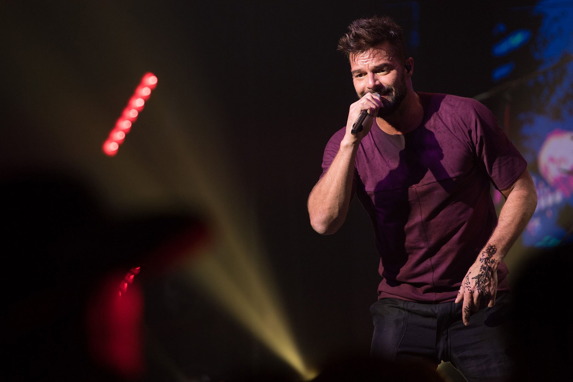 Además de hacer vibrar a la multitud con sus hits, los invitados de Alejandro Roemmers disfrutaron de todo el swing del cantante puertorriqueño