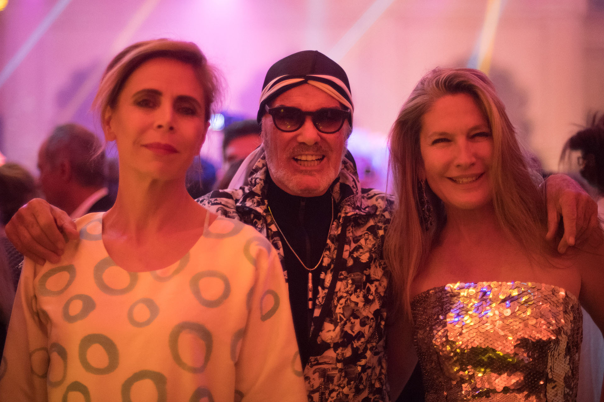 Agatha Ruiza de la Prada, Gino Bogani y Ana Rusconi