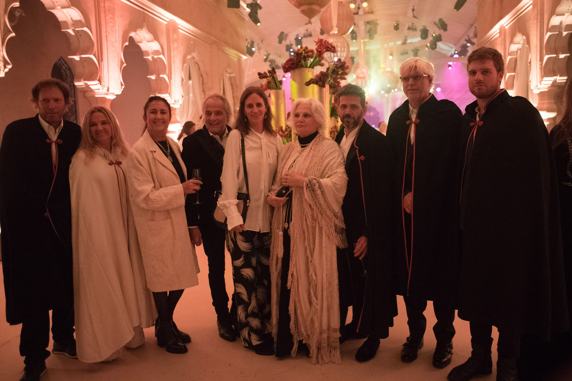Pablo Sánchez Elia, Cecilia Sartorius, Gloria Cesar, Sebastian Sabas, Freddy Green y Nora de Liechtenstein