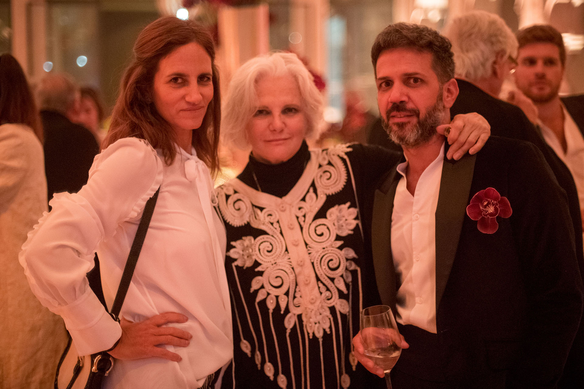 Cecilia Sartorius, Gloria Cesar y Sebastian Sabas