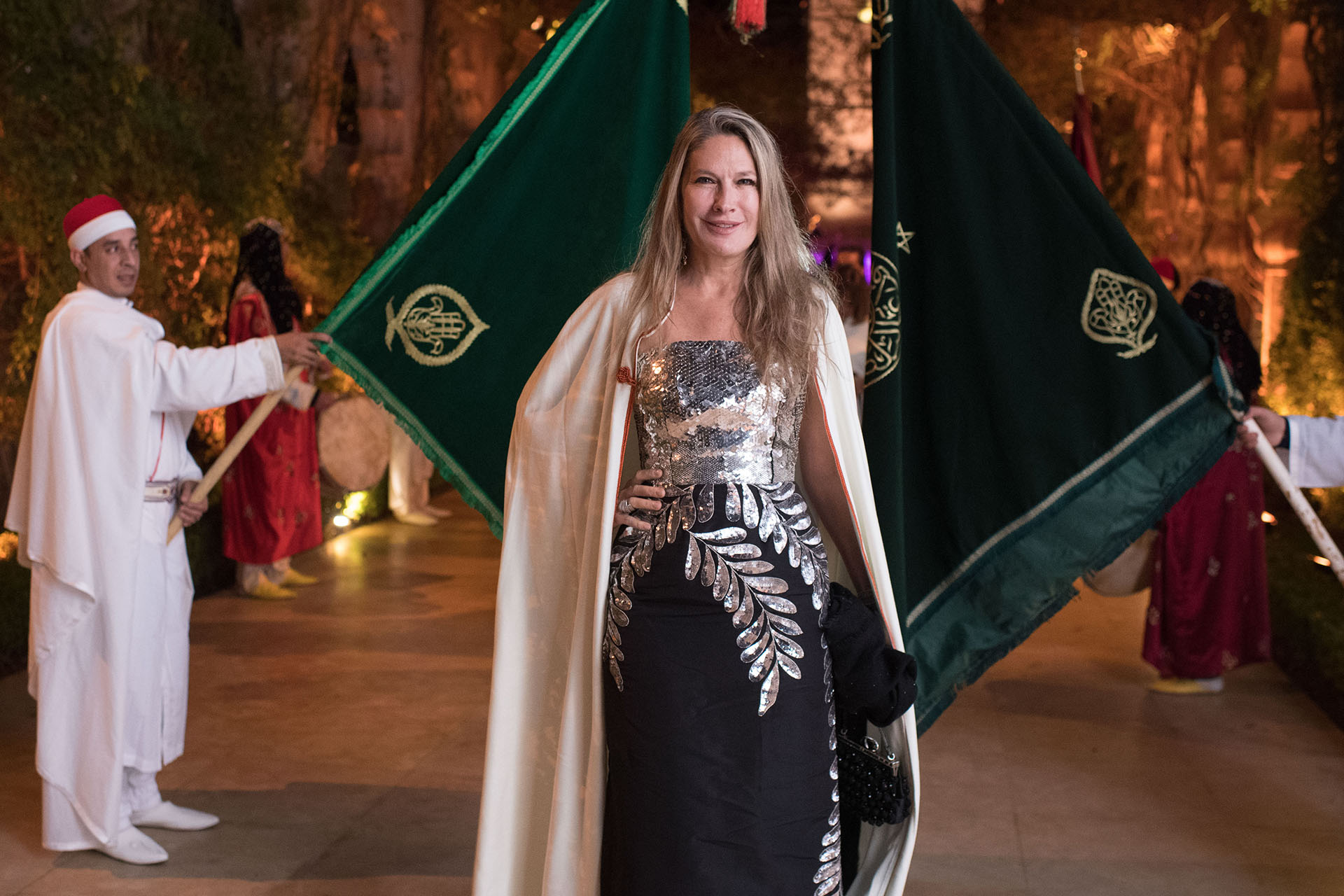 La empresaria Ana Rusconi, viuda de Luis Rusconi y madre de Juan Rusconi, fue otra de las invitadas de lujo en la Oriental Party