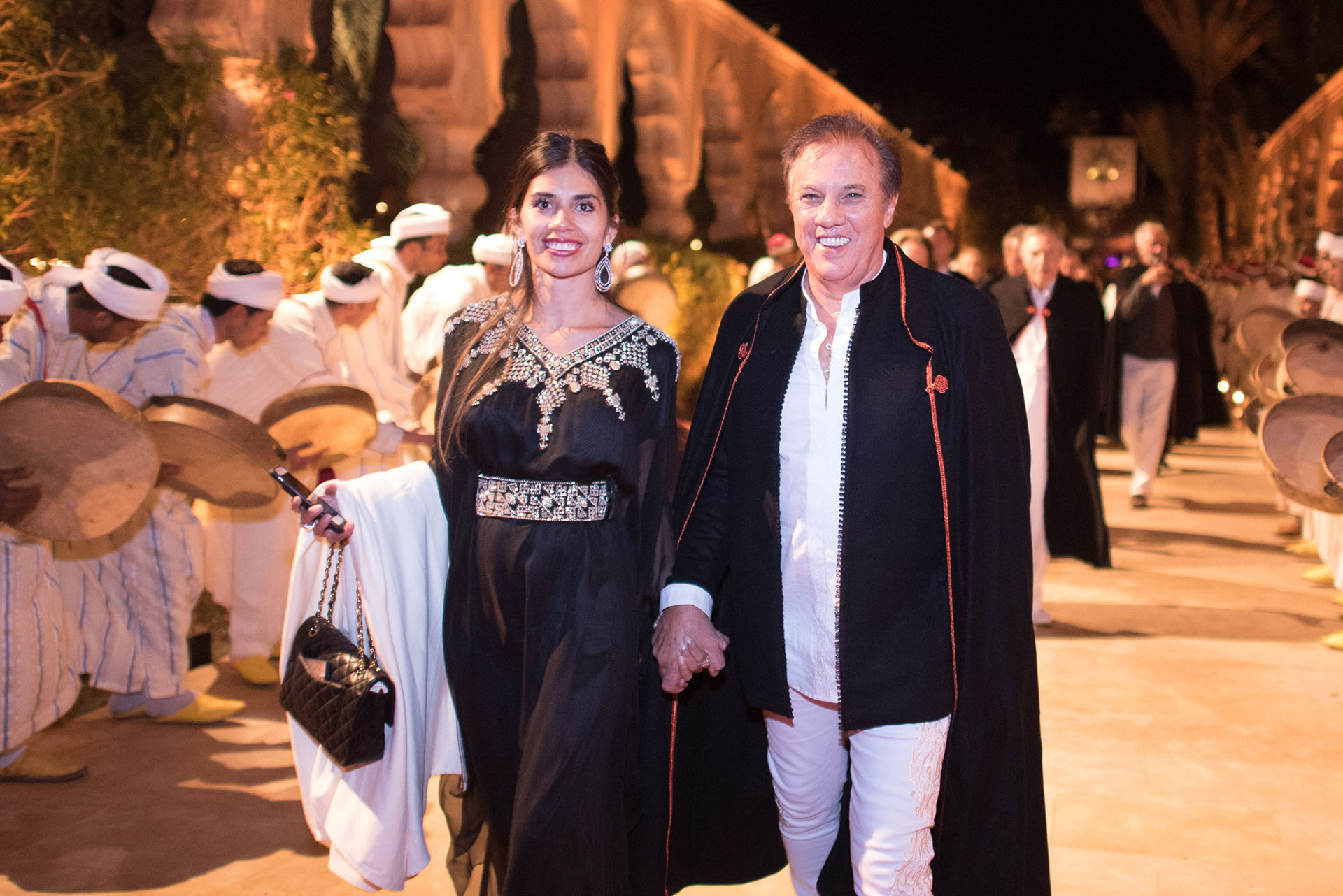 El hermano mayor de Alejandro Roemmers con su mujer
