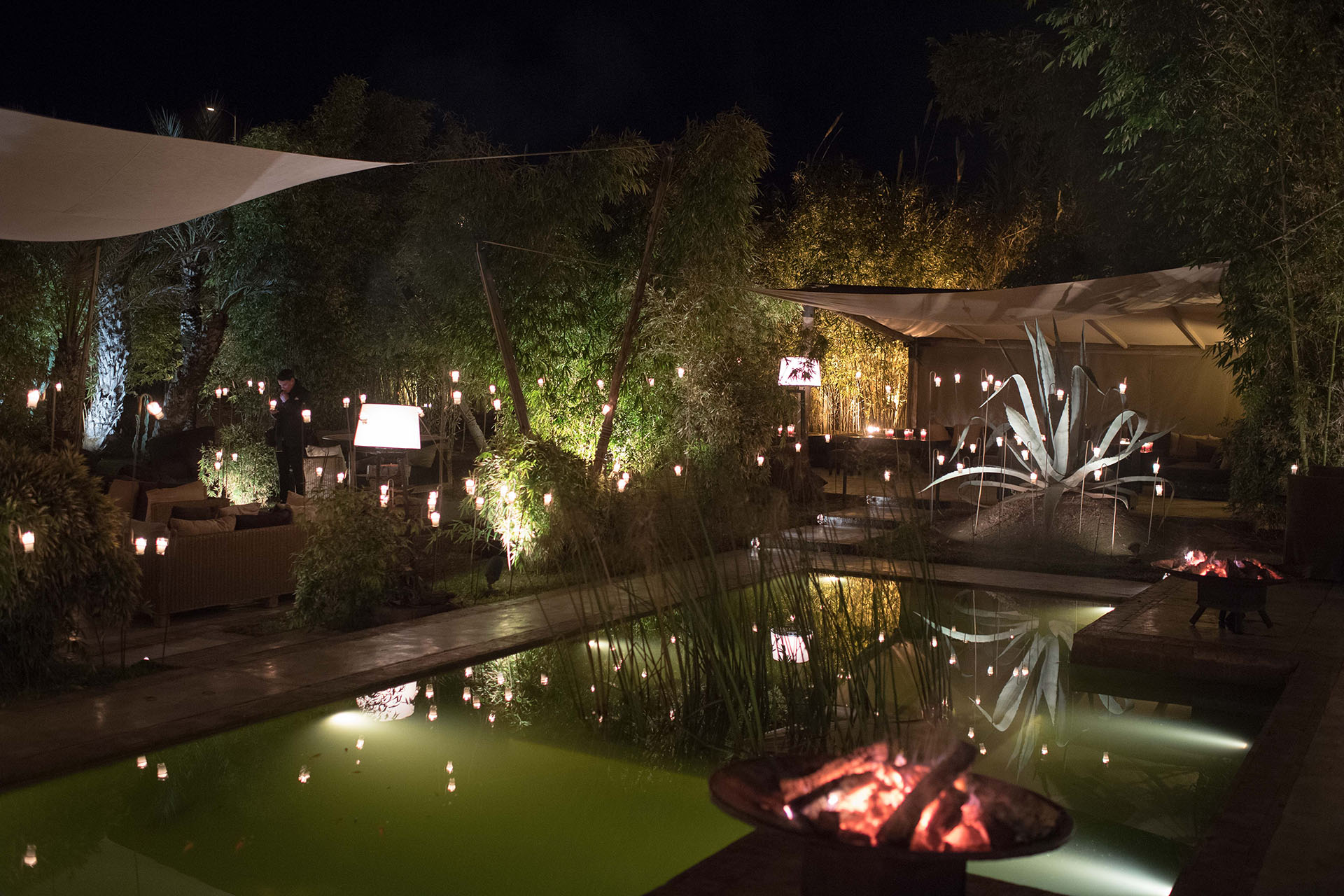 Bo Zin, en Marrakech, es un restaurante con platos de influencia francesa, marroquí, japonesa y tailandesa