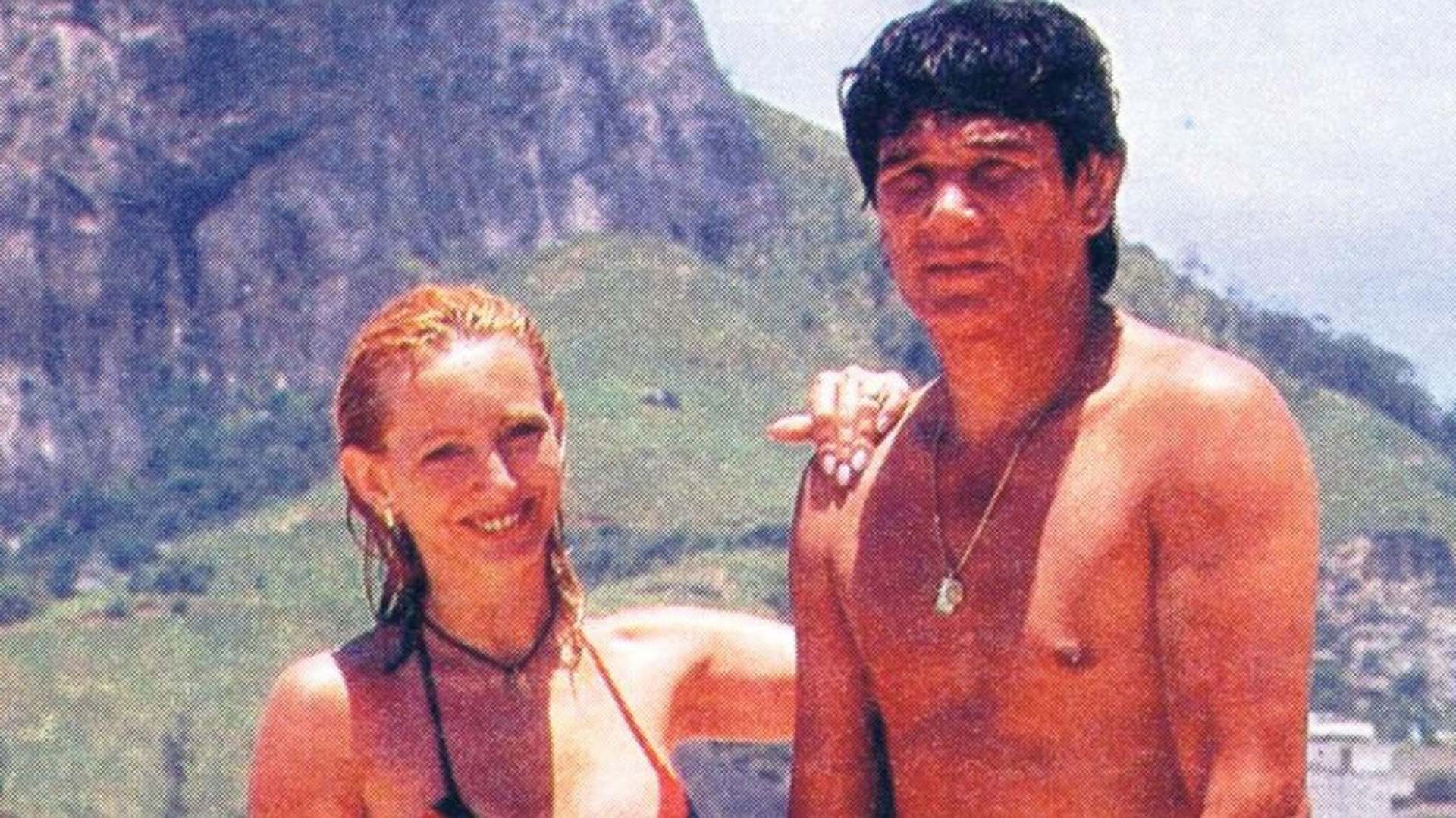 Alicia Muñiz y Carlos Monzón en unas vacaciones
