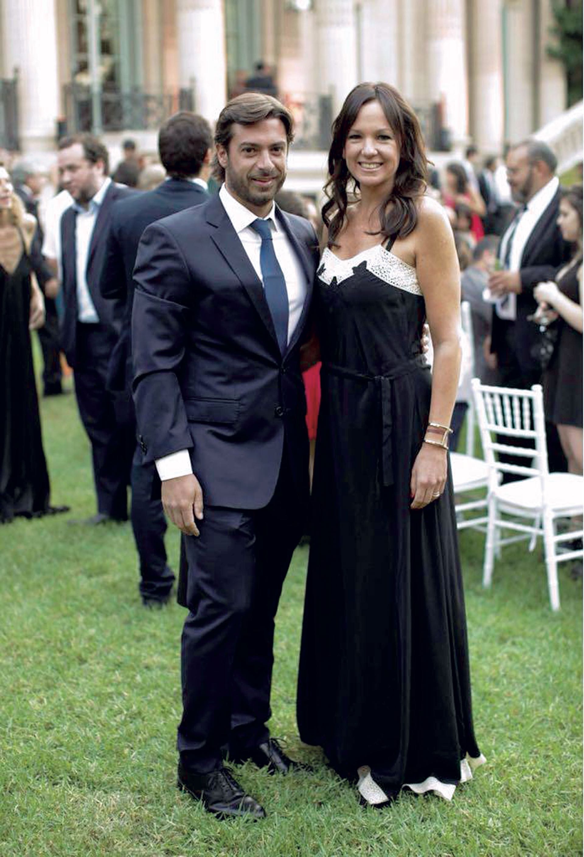Carolina Stanley –ministra de Desarrollo Social de la Nación– con su marido, Federico Salvai –jefe de Gabinete de Ministros de la Provincia de Buenos Aires–. (Foto Marcelo Espinosa/GENTE)