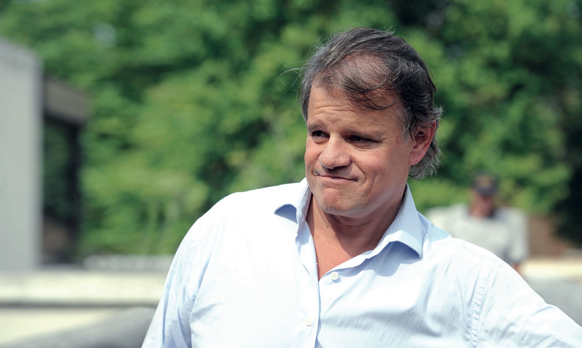 El viernes 9, emocionado, Enrique fue el último en salir del panteón del Centro Asturiano, en el Cementerio de la Chacarita, donde Débora ya descansa junto a Aurelio, su padre (Fotos: Enrique García Medina y Maxi Vernazza/GENTE)