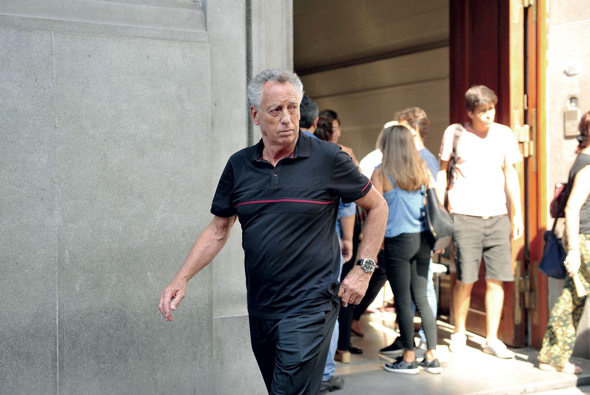 Quique Wolff acompañó a su colega Enrique Sacco (Fotos: Enrique García Medina y Maxi Vernazza/GENTE)