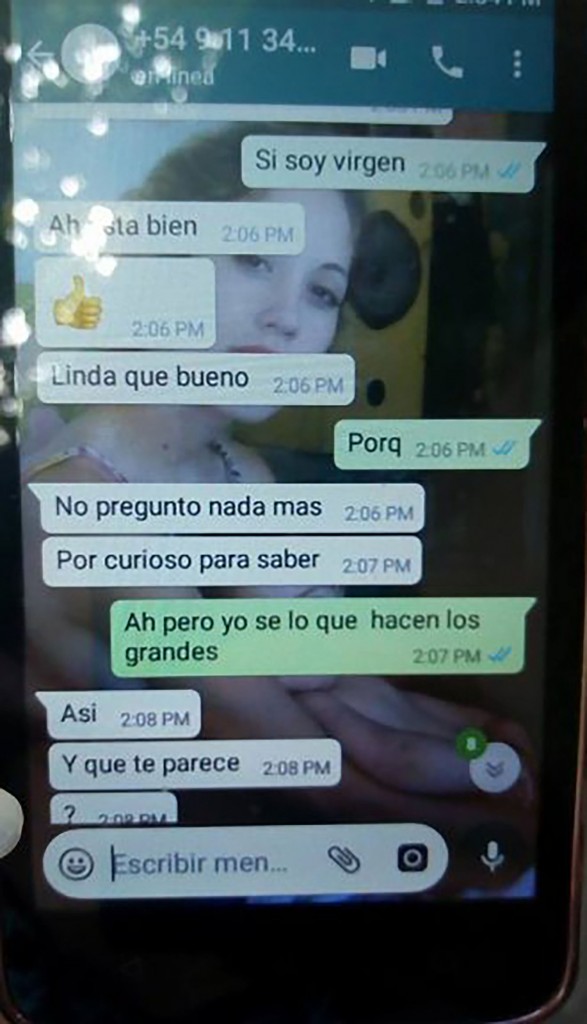 Padre acoso a menor de edad chat golpea abusador