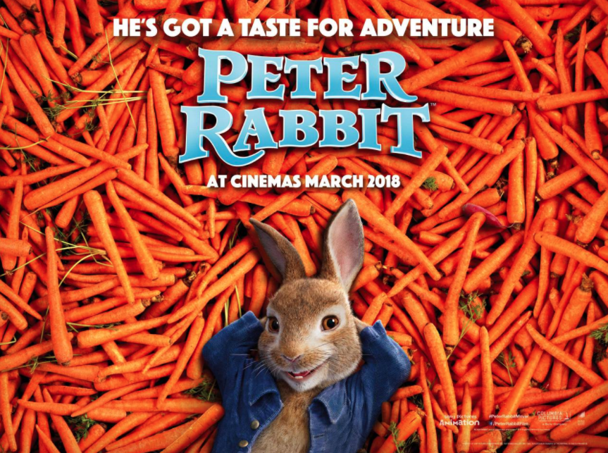 La película “Peter Rabbit” facturó USD 25 millones en su fin de semana de estreno