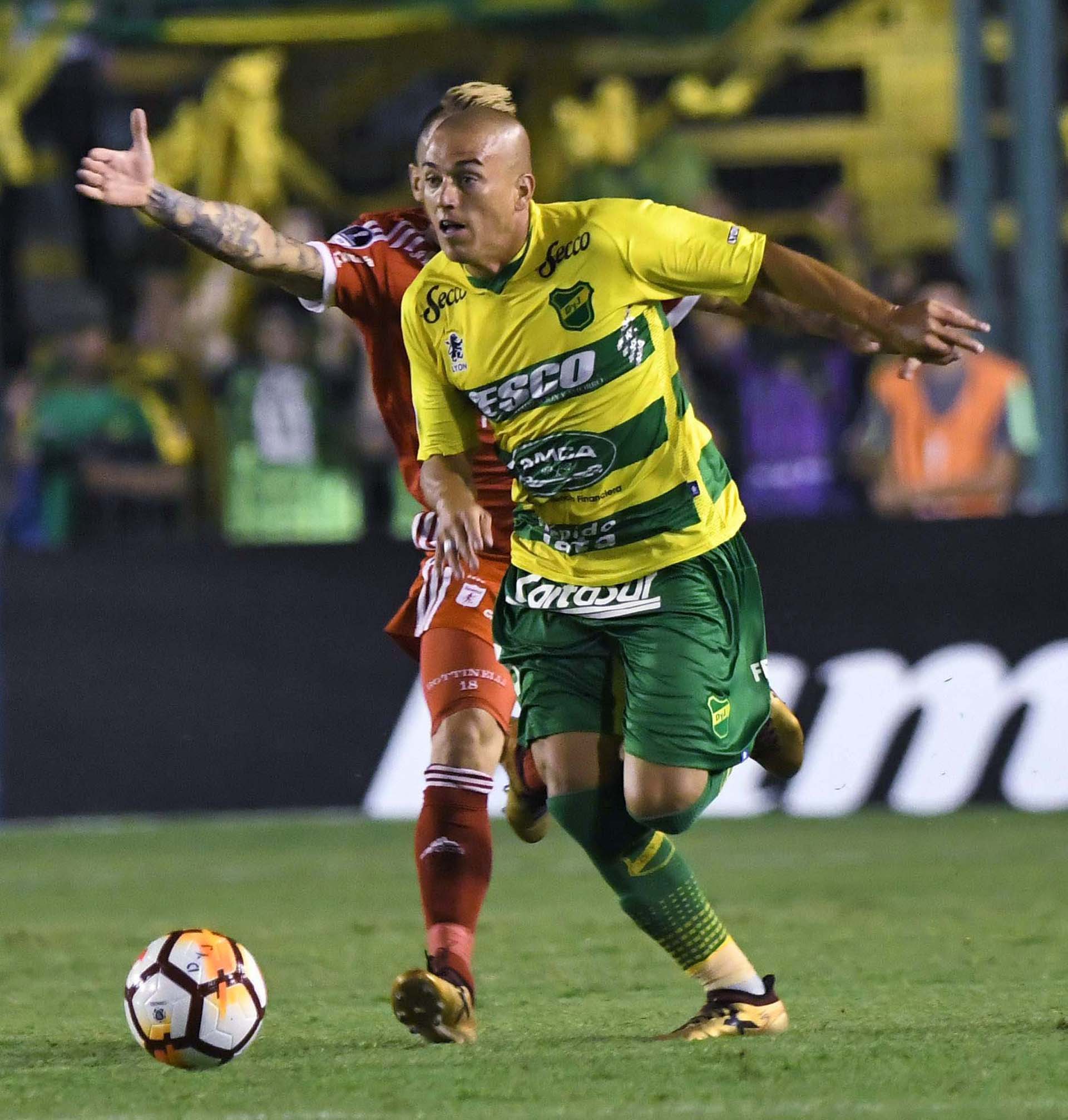 Defensa y Justicia enfrentó a América de Cali por la primera ronda de la Copa Sudamericana en el estadio (Télam)